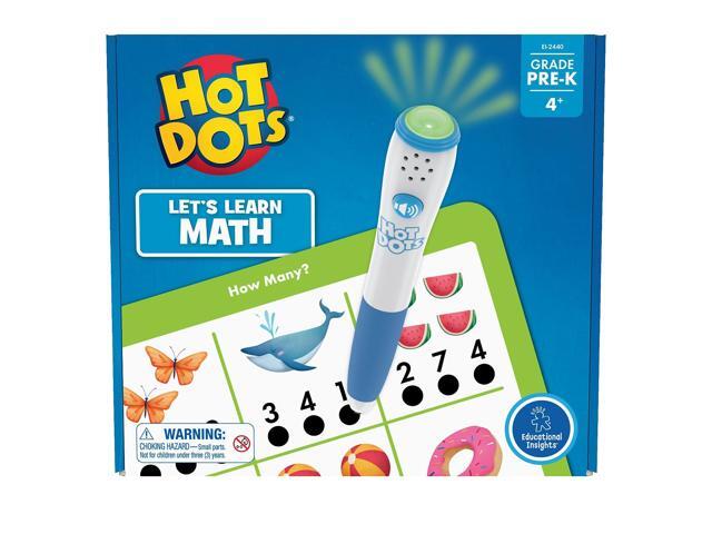 Educational Insights Hot Dots Let S Learn Pre K Math EI 2440 Newegg