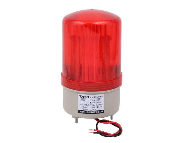 N J Industrial Db Siren Horn Ac V Red Led Warning Light