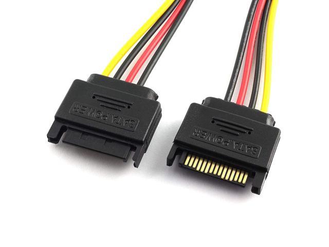 Sdtc Tech Pcs Sata Male To Pin Molex Female Power Adapter Cable