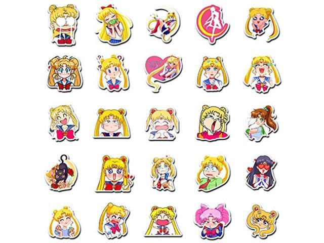 Cartoons Anime Sailo R Moon Stickers Pack 50Pcs Japanese Anime