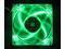 LOGISYS Computer LT400GN 80mm Green LED Case Fan - Retail
