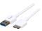 Rosewill RU3-3WH - 3-Foot USB 3.0 A Male to Micro B (5-Pin) Male Cable - White
