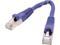 Coboc CY-CAT7-0.5-Purple 0.5 ft.(6in.) 26AWG Snagless Cat 7 Purple Color 600MHz SSTP(PIMF) Shielded Ethernet Stranded Copper Patch cord /Molded Network LAN Cable