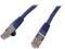 Coboc CY-CAT7-25-Purple 25ft. 26AWG Snagless Cat 7 Purple Color 600MHz SSTP(PIMF) Shielded Ethernet Stranded Copper Patch cord /Molded Network lan Cable