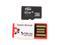 Team 32GB microSDHC Flash Card with USB Card Reader (Red) Model TUSDH32GCL430