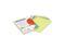 Mohawk Brite-Hue Semi-Vellum Color Card Stock, Five Colors, 65lb, Letter, 125 Sheets