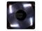 HIPER HFF-1W08W White LED 80mm White Case Fan - Retail