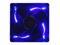 HIPER HFF-2B12S Blue LED 120mm Dual Bearing Transparent Chrome Case Fan - Retail