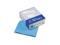 Pendaflex Reinforced Two-Ply Folders, Straight Cut, End Tab, Letter, Blue, 100/Box