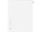 Avery 11911 Avery-Style Legal Side Tab Divider, Title: 1, Letter, White, 25/Pack
