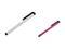 Insten RED SILVER Touch LCD Stylus Pen Compatible with Samsung Galaxy SIII S3 i9300 T999 i9500 S4