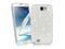 Insten White Spot Diamond Rear Snap-on Case Cover + Privacy Screen Cover Compatible with Samsung Galaxy Note II N7100