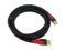 Insten 675815 6 ft. Mesh Black with Red / Black Plug High Speed HDMI Cable M/M