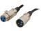 BYTECC Model XLR-25MF 25 ft. 3 pin XLR Male to 3 pin XLR Female Microphone Cable Male to Female