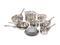 DeLonghi CS-14GE 14 Pc. Cookware Set Silver
