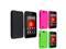 3x Black+Pink+Green Rubber Hard Skin Case Cover Phone For Motorola Droid 4 XT894