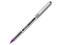 Uni-Ball 60292 Vision Rollerball Pen Fine Pen Point Type - 0.7 mm - Purple Ink - Clear Barrel - 1 Each