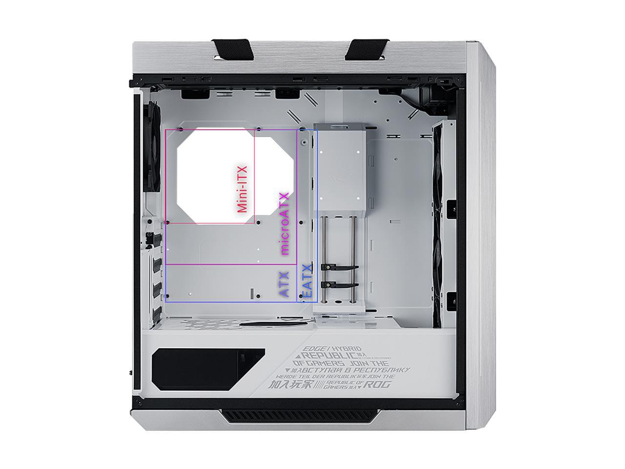 ASUS ROG Strix Helios GX601 White Edition RGB Mid Tower Computer Case