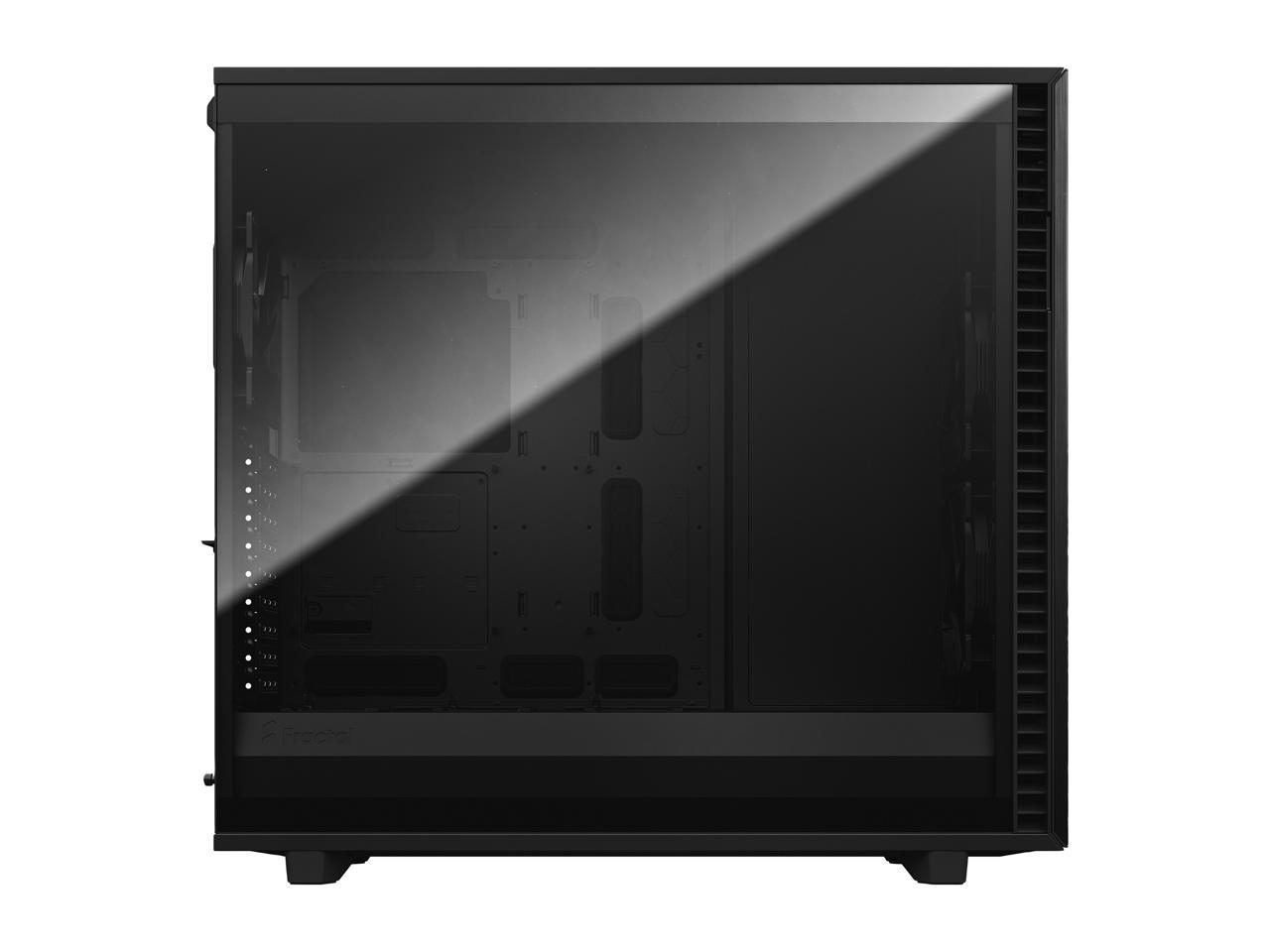 Fractal Design Define Xl Black Brushed Aluminum Steel E Atx Silent