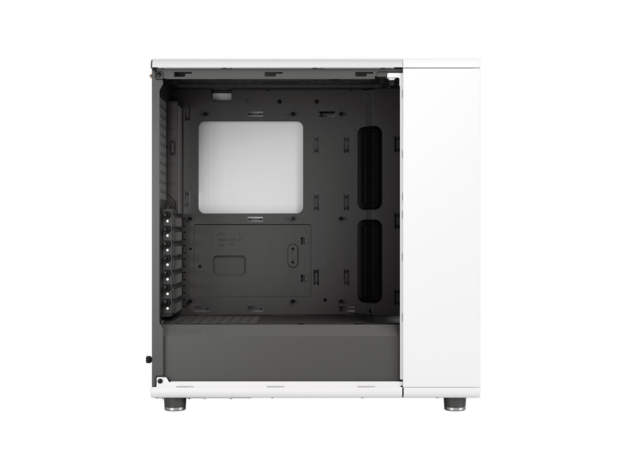 Fractal Design North Atx Matx Mid Tower Pc Case Chalk White Chassis