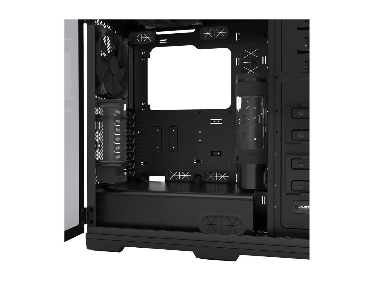 Phanteks Enthoo Luxe Ph Es Ltg Bk Black Aluminum Faceplates Tempered