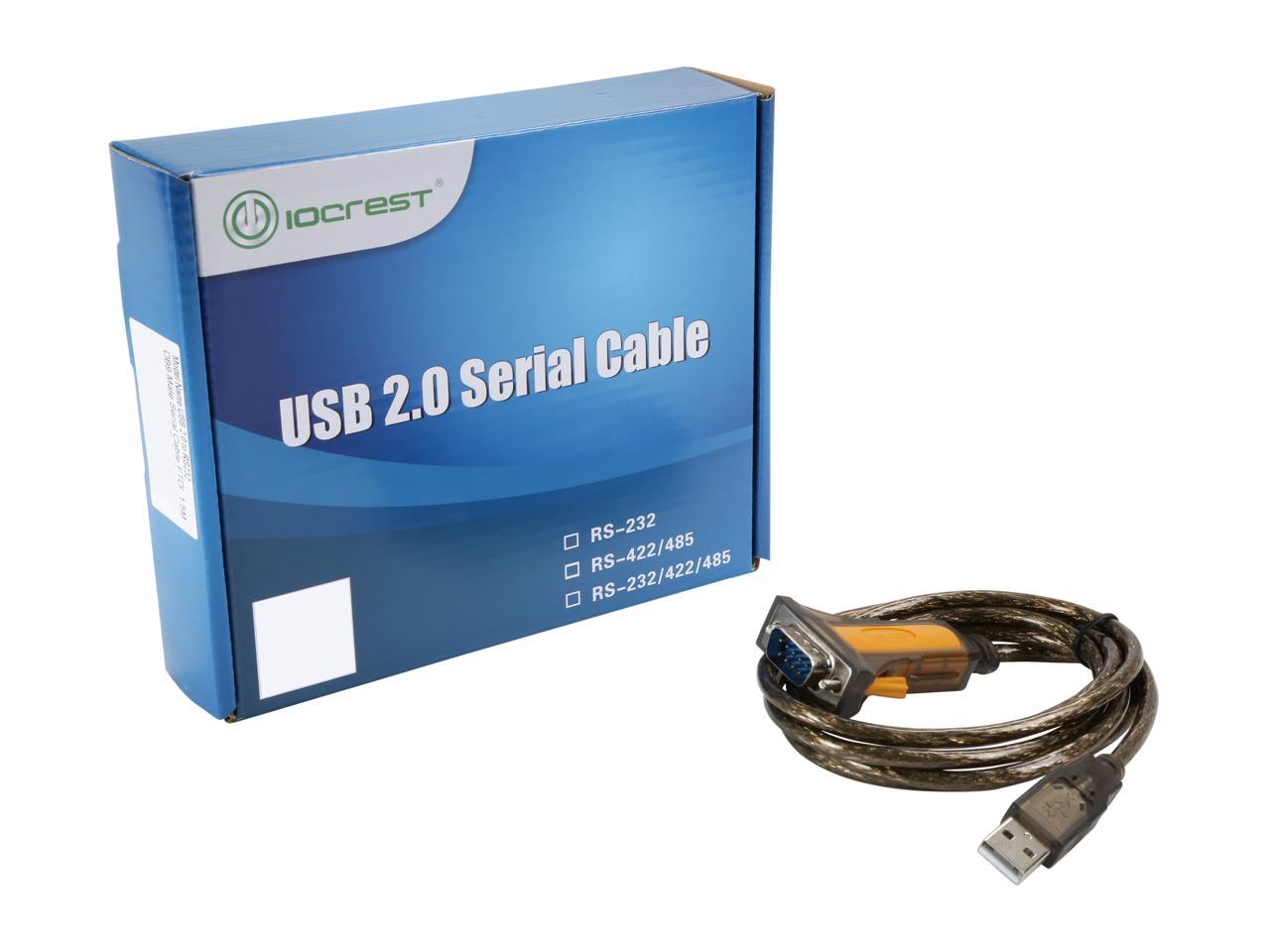 Syba Si Ada Usb To Rs Db Male Serial Cable Ftdi Chipset