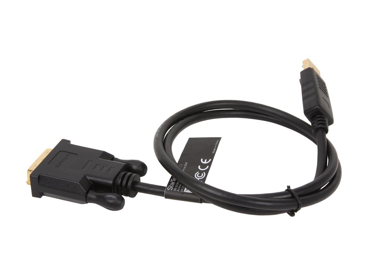 Startech Dp Dvimm Bs Foot Displayport To Dvi Active Adapter