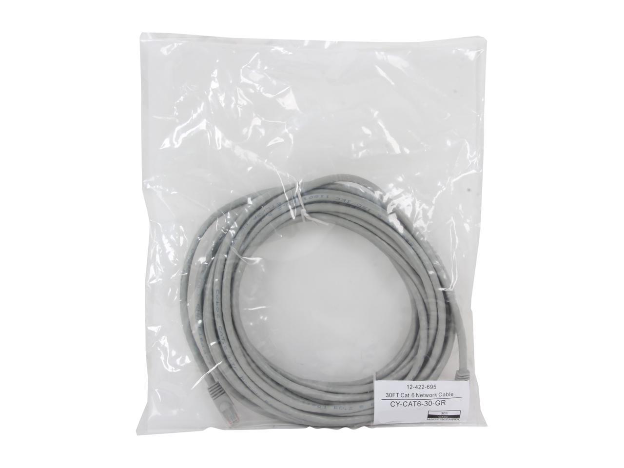 Coboc Cy Cat Gr Ft Mhz Utp Network Cable Newegg