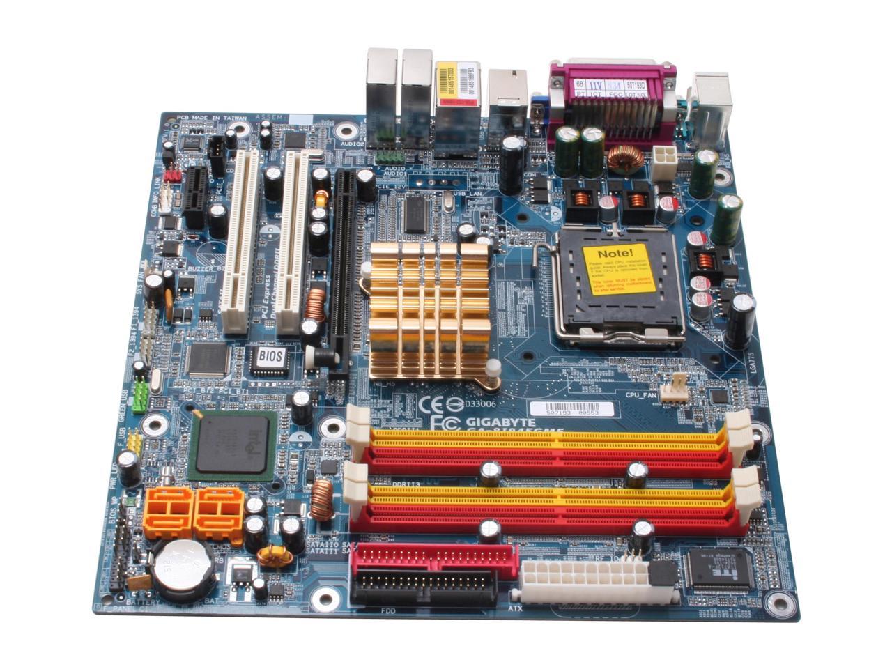 Gigabyte Ga I Gmf Lga Micro Atx Intel Motherboard Newegg