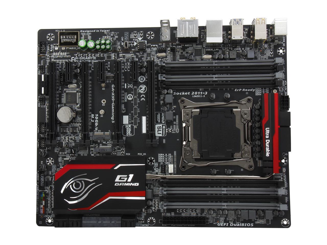 GIGABYTE G1 Gaming GA X99 GAMING 5 LGA 2011 V3 ATX Intel Motherboard