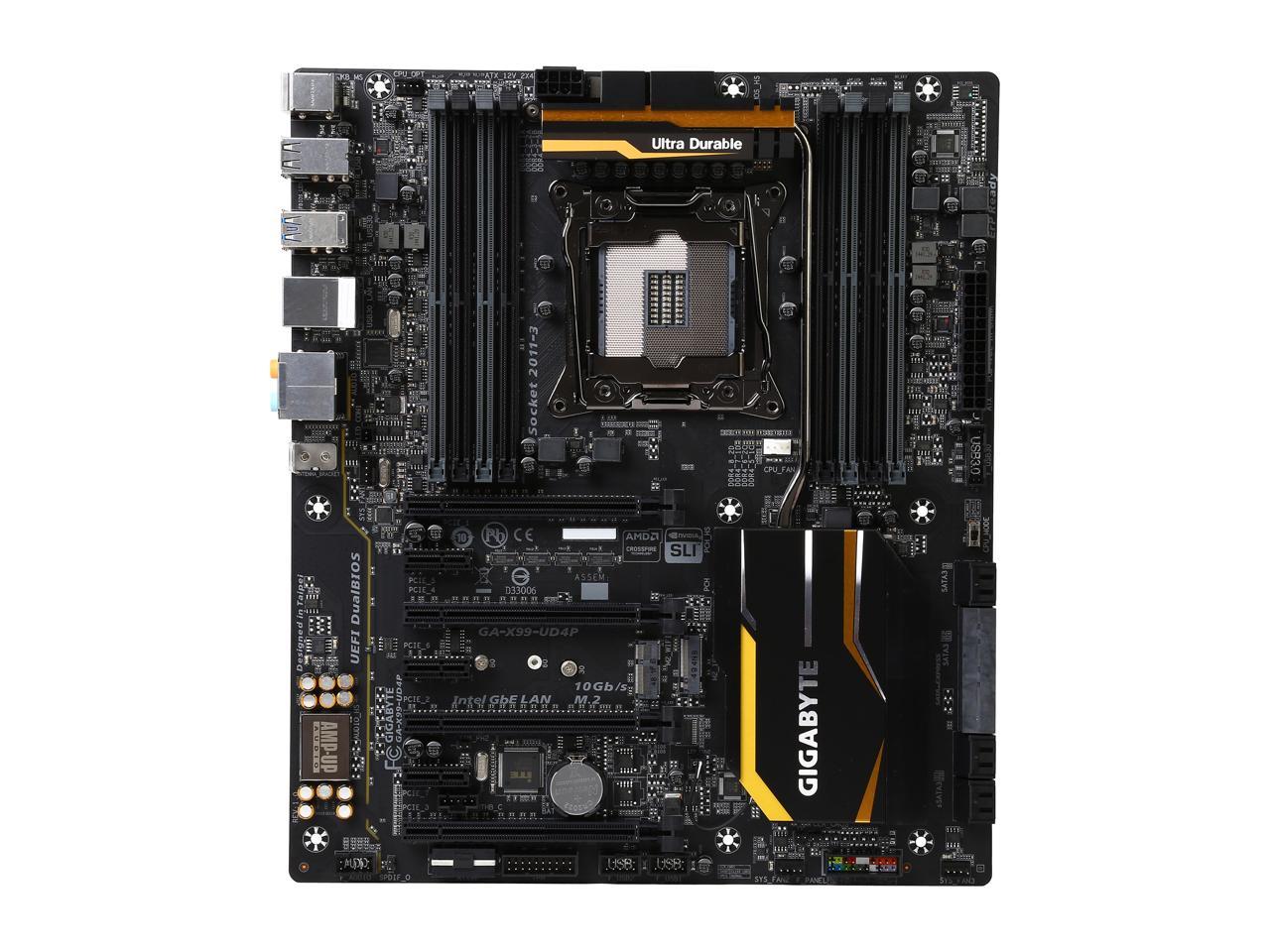 Gigabyte Ga X Ud P Rev Lga V Extended Atx Intel