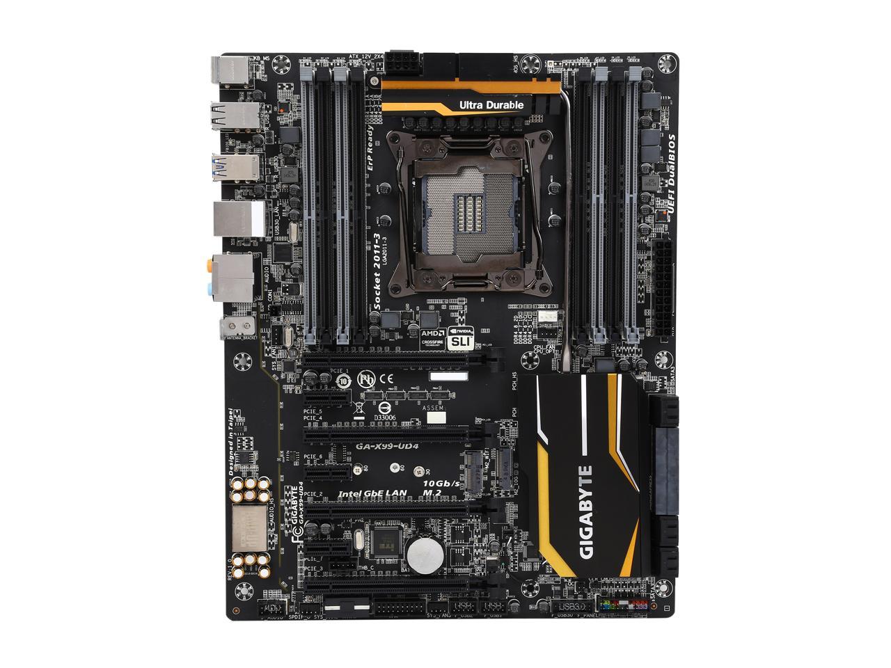 Open Box Gigabyte Ga X Ud Lga V Atx Intel Motherboard