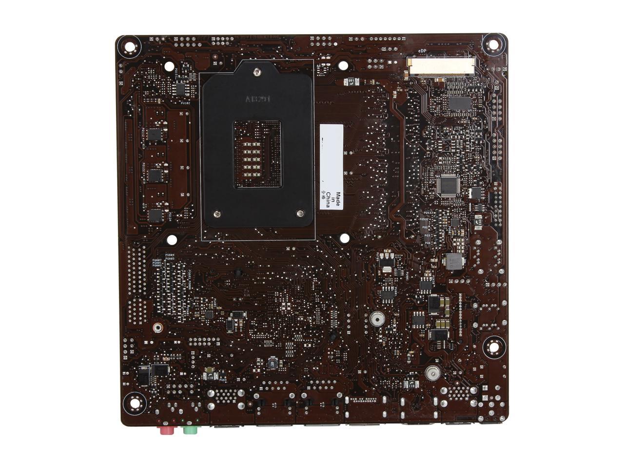 ASUS Q87T CSM LGA 1150 Thin Mini ITX Intel Motherboard For AiO And