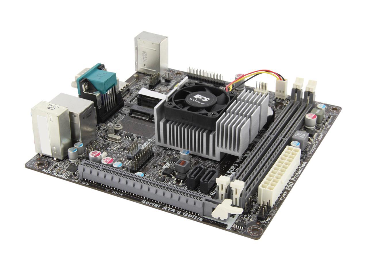 Ecs Kbn I Amd A Quad Core Processor Mini Itx Motherboard