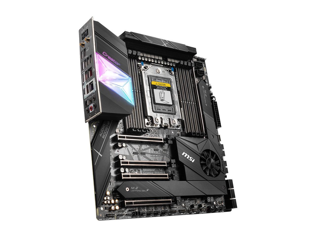 Msi Creator Trx Strx Extended Atx Amd Motherboard Newegg