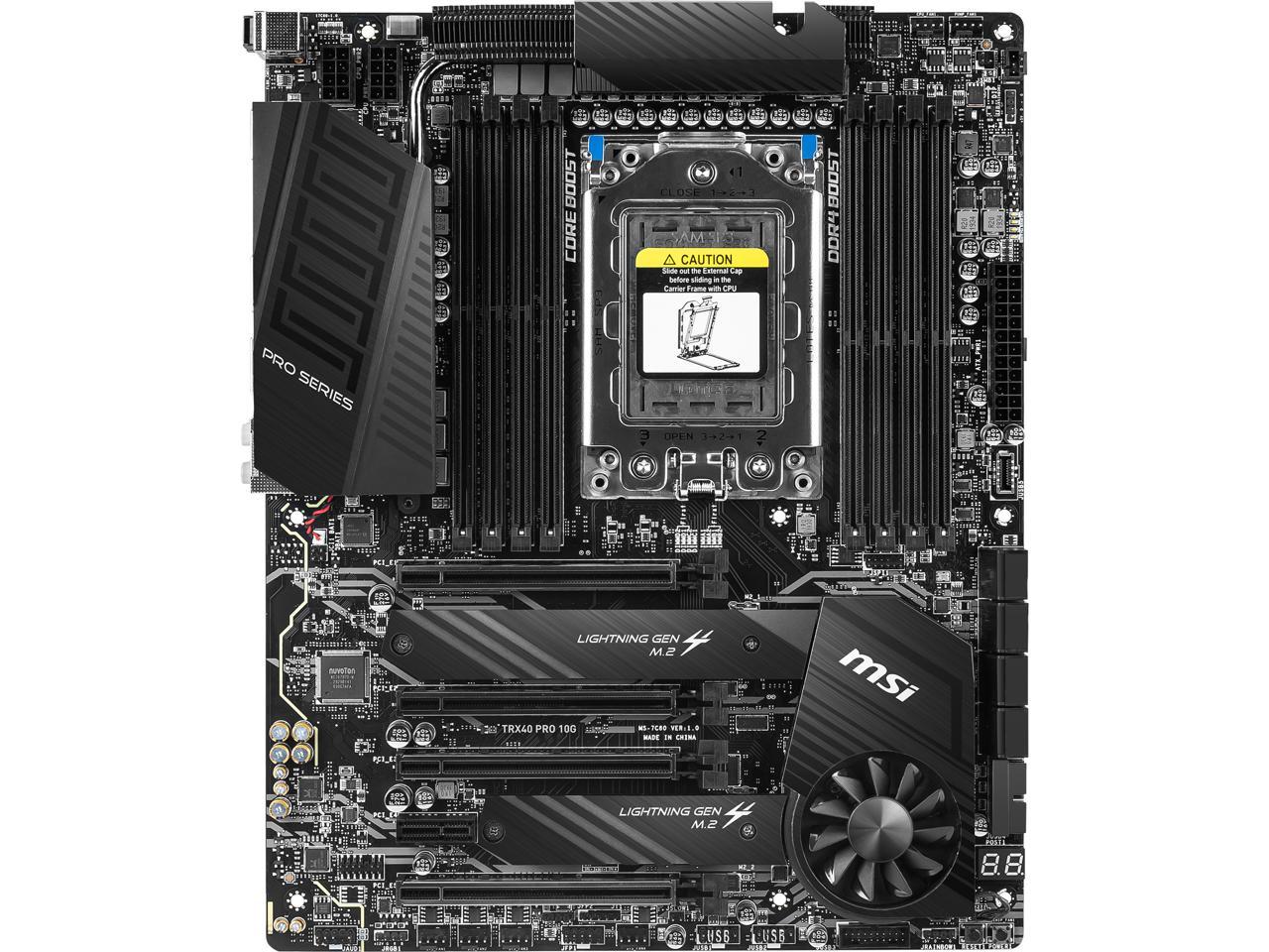 Msi Pro Trx Pro G Strx Atx Amd Motherboard Newegg