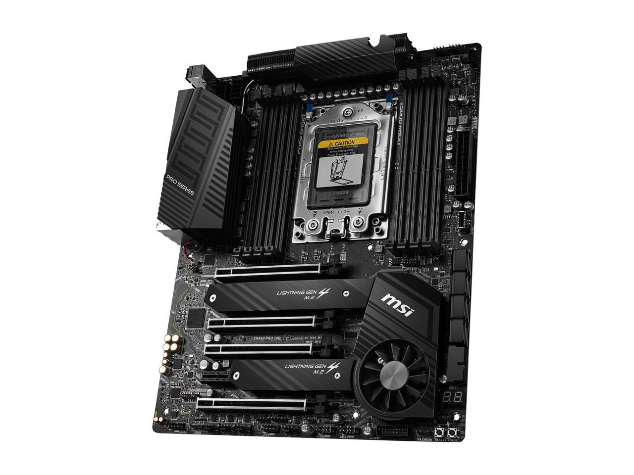 Msi Pro Trx Pro G Strx Atx Amd Motherboard Newegg