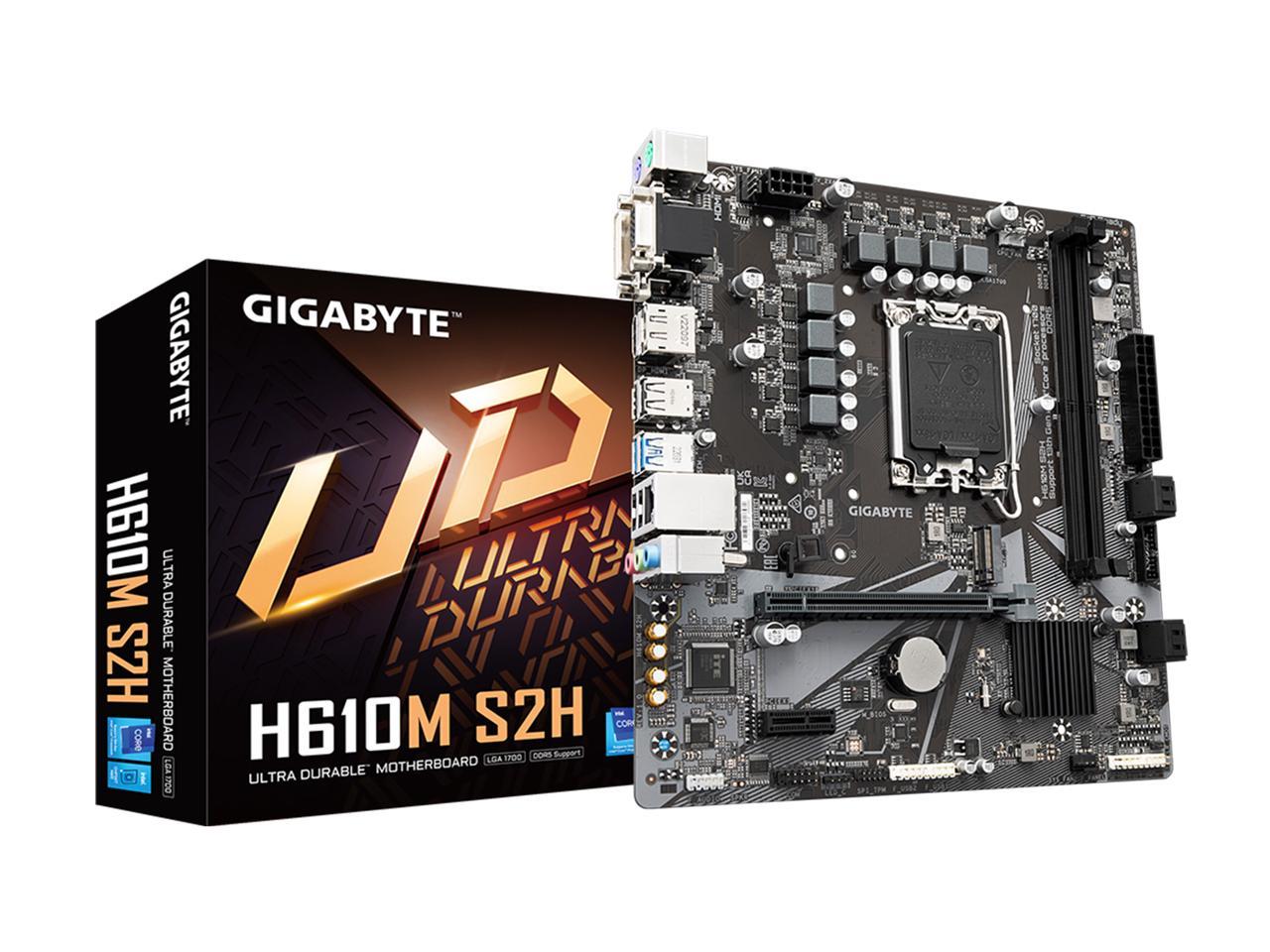 Gigabyte H M S H H Intel Lga Micro Atx Motherboard With Ddr