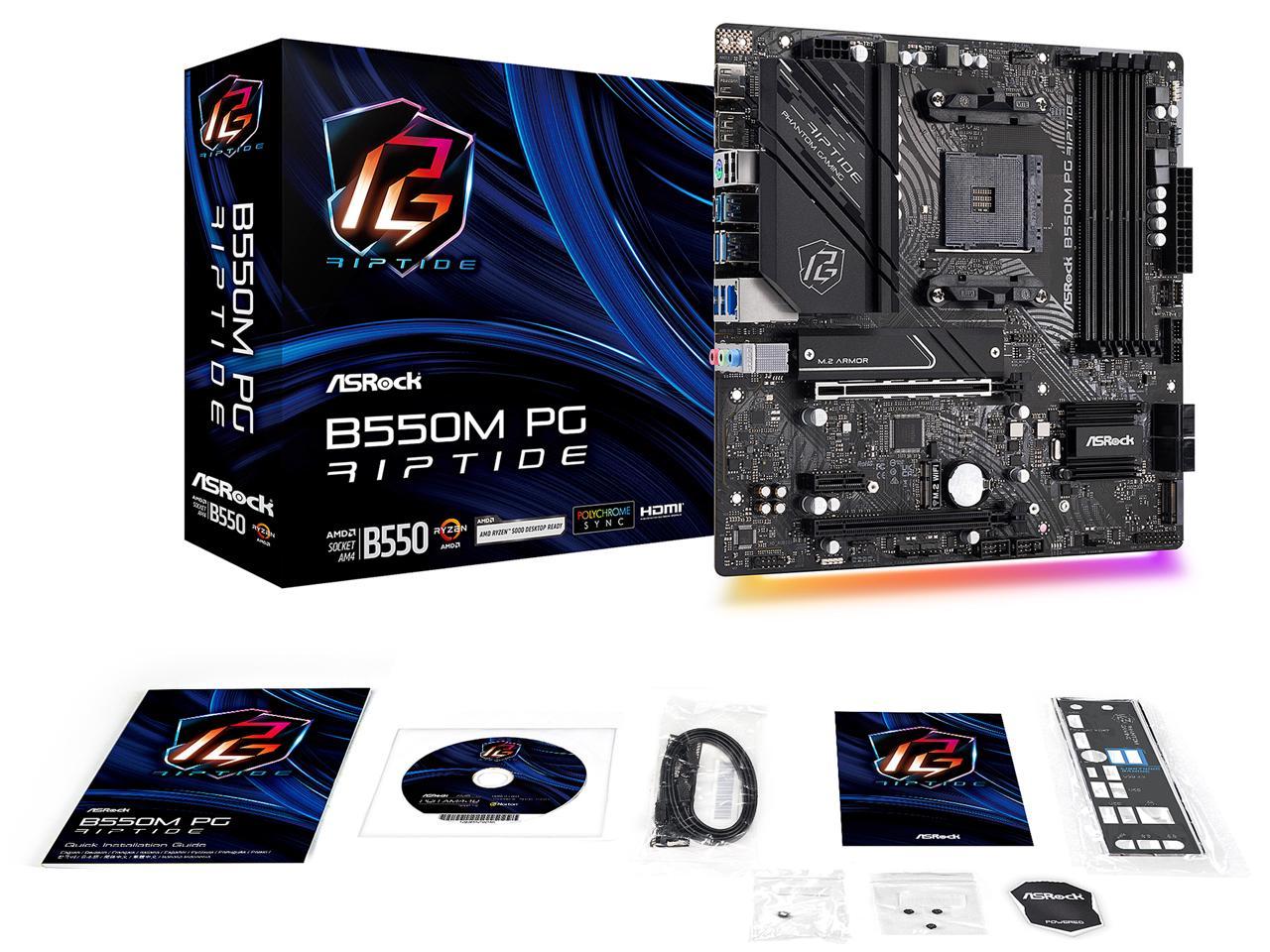 Asrock B M Pg Riptide Am Micro Atx Amd Motherboard Newegg Ca