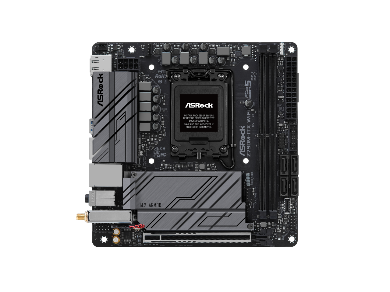 Asrock Z M Itx Wifi Intel Lga Th Th Th Gen Mini Itx