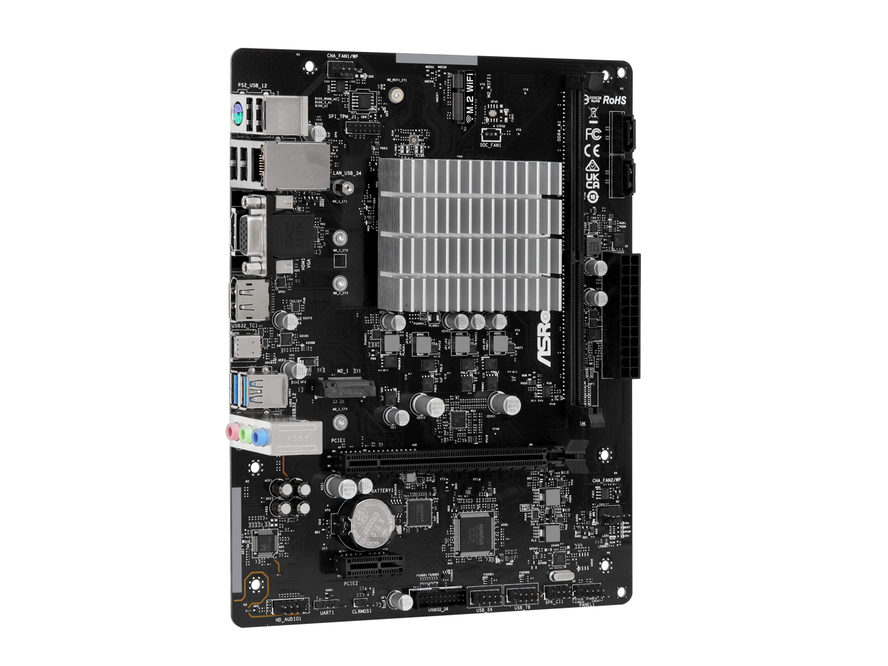 ASRock N100M Micro ATX 280 Motherboards Intel 1 DDR4 DIMM 2 SATA3