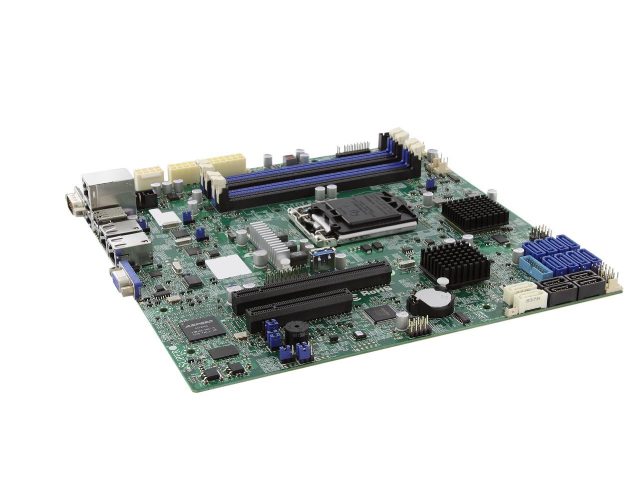 Supermicro Mbd X Sl F O Micro Atx Server Motherboard Newegg