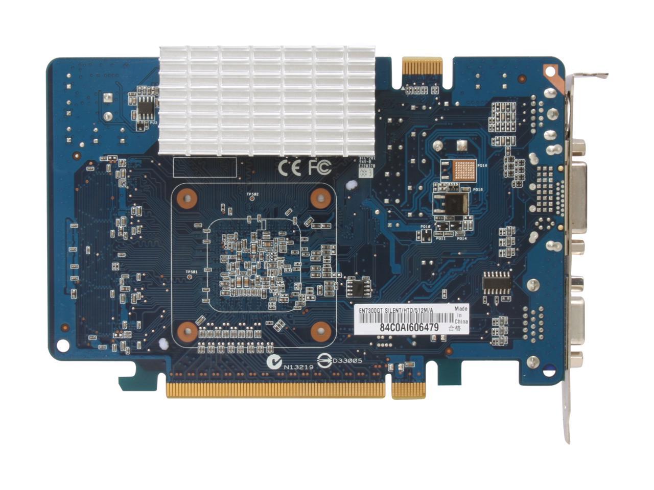 ASUS GeForce 7300GT Video Card EN7300GT SILENT HTD 512M Newegg