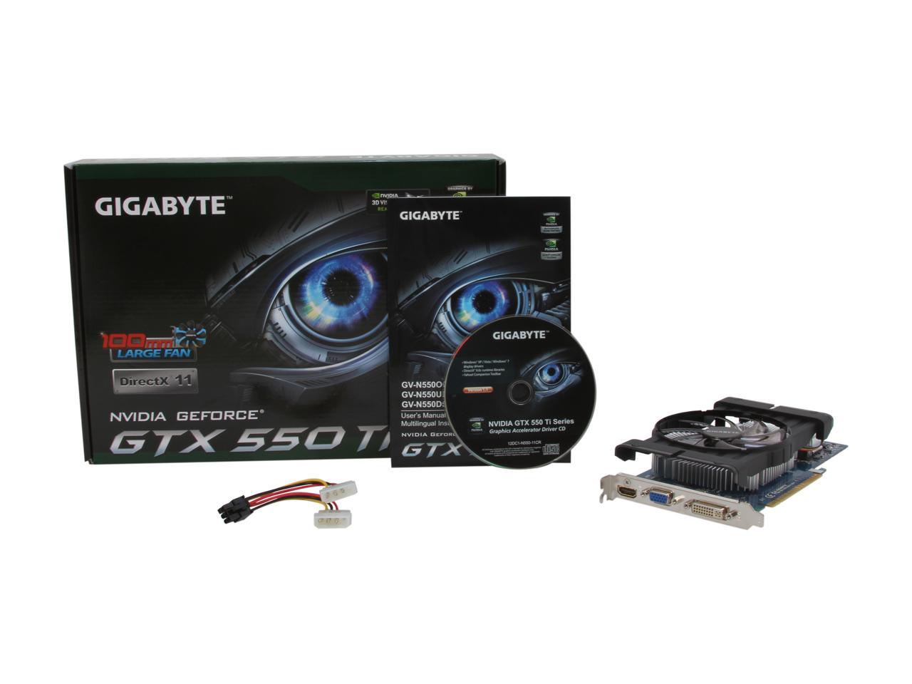 Gigabyte Geforce Gtx Ti Fermi Video Card Gv N D Gi Newegg