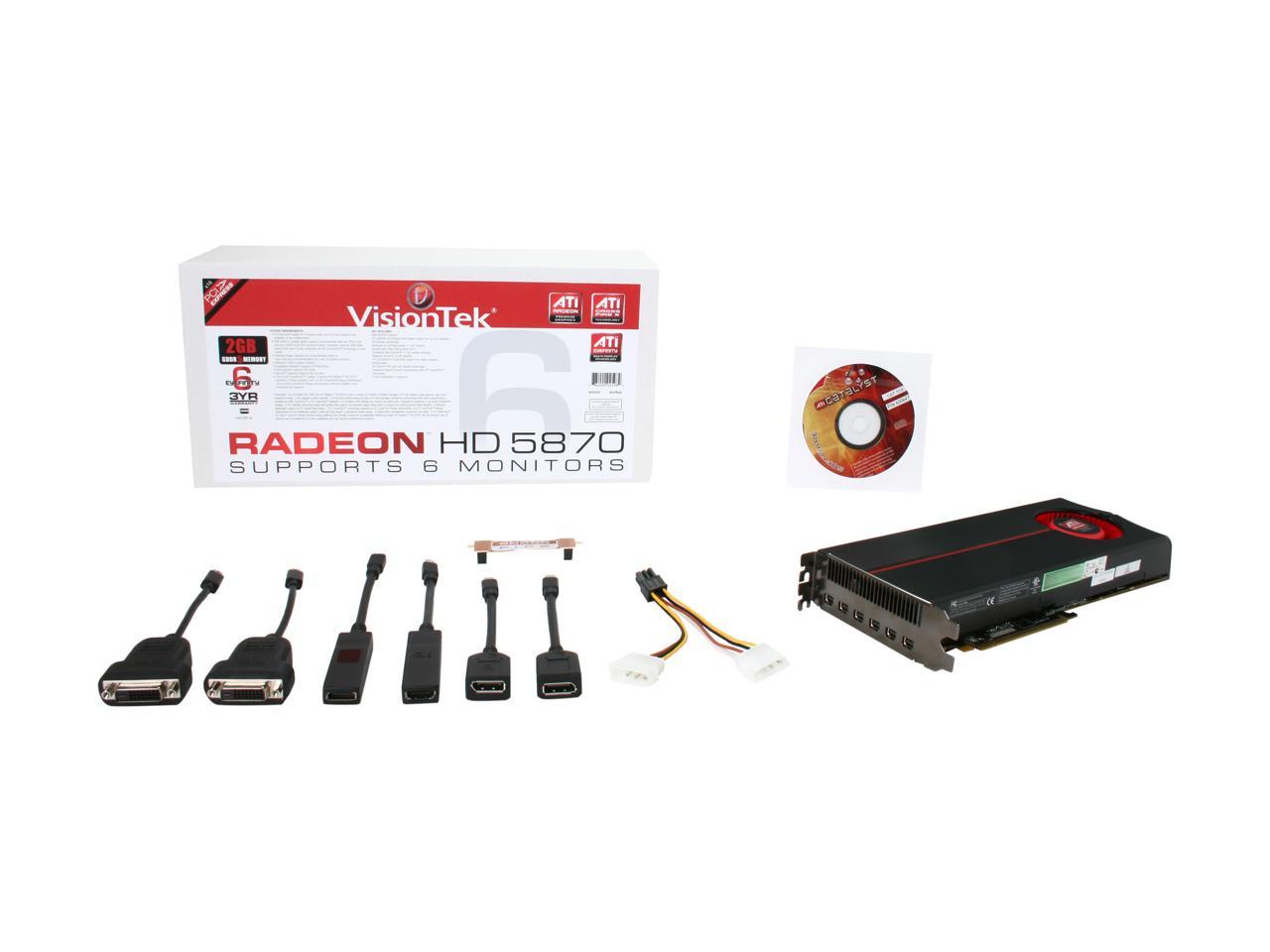 Visiontek Radeon Hd Eyefinity Edition Video Card Newegg