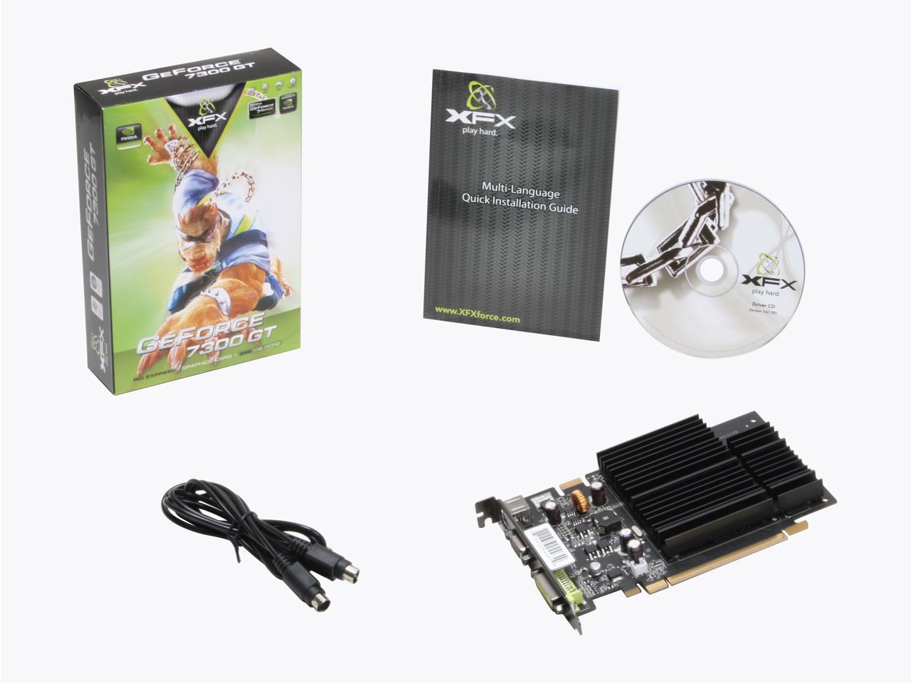 XFX GeForce 7300GT Video Card PVT73EUAQG Newegg