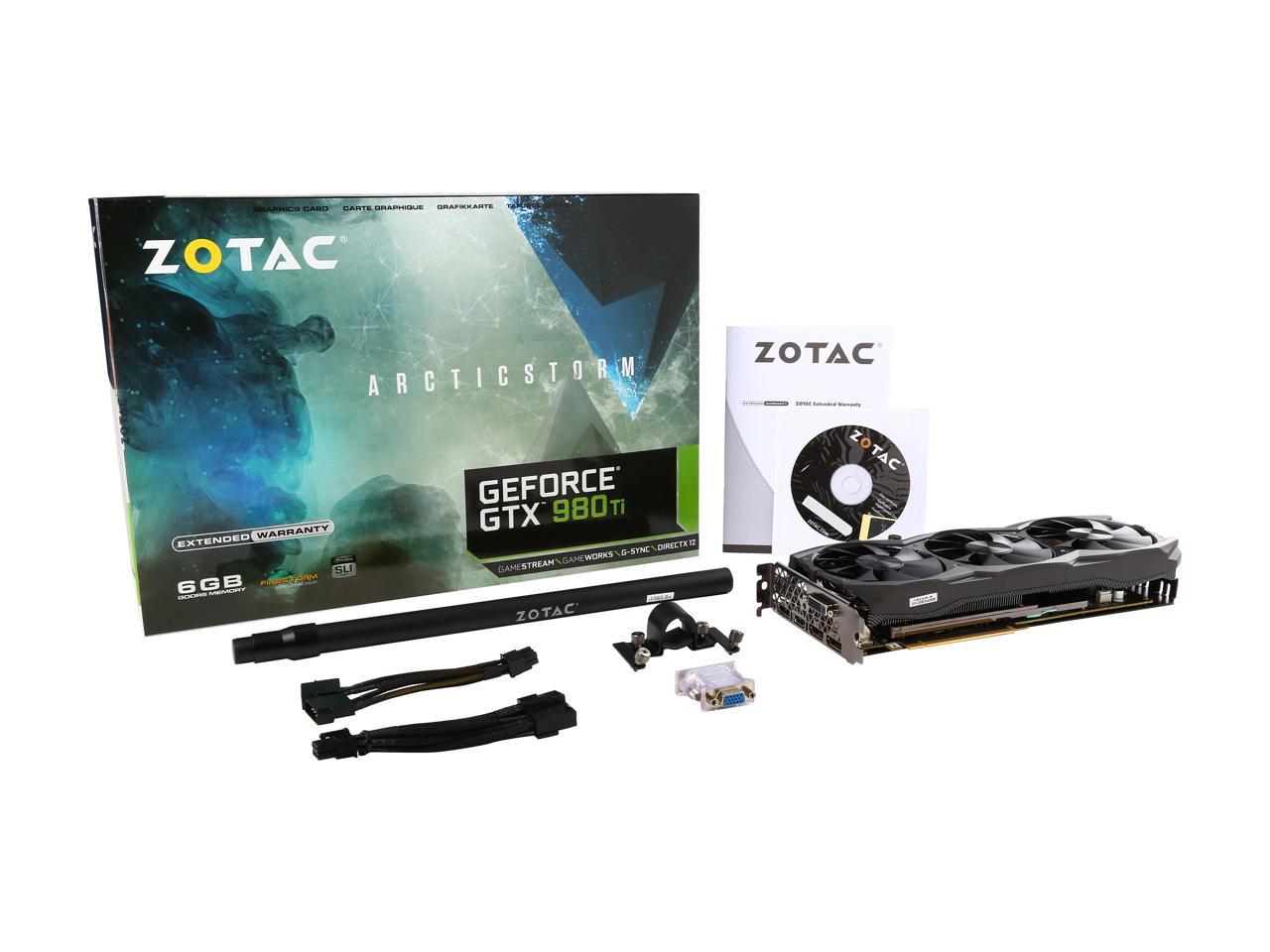 Zotac Zt P Geforce Gtx Ti Arcticstorm Gb Bit Gddr Pci