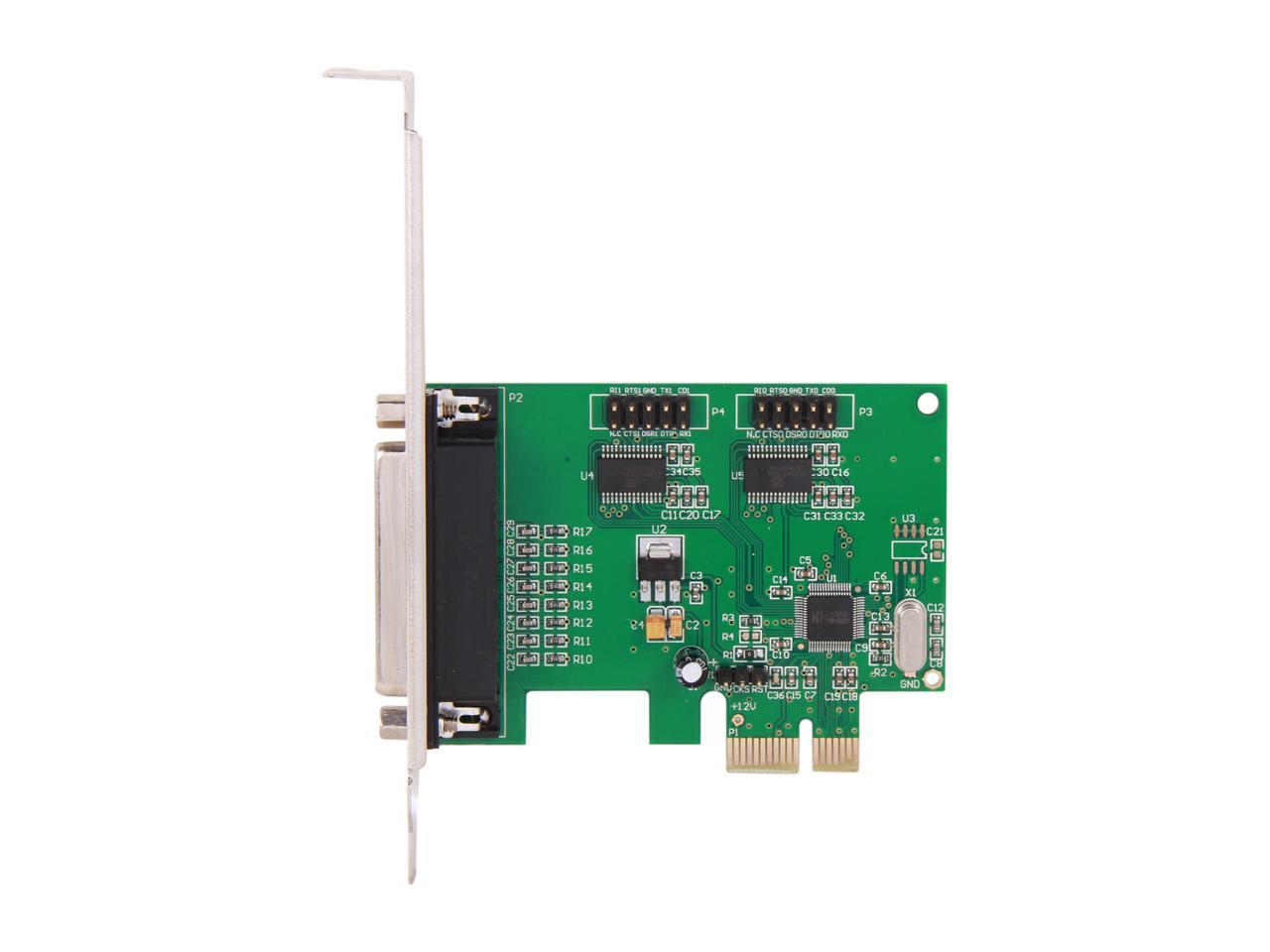 SYBA 2 Serial 1 Parallel PCI E Controller Card With Low Profile