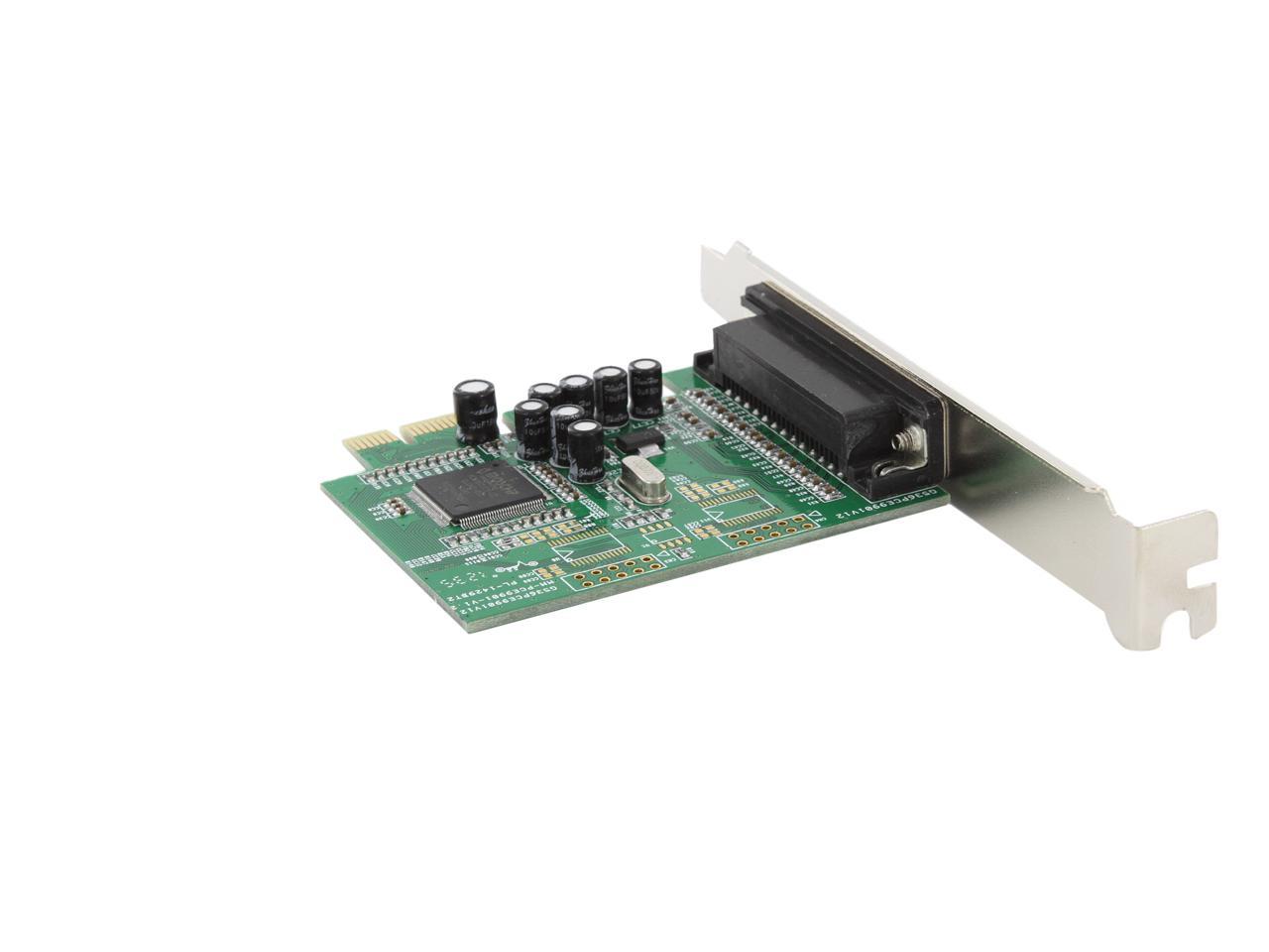 Syba Port Parallel Printer Lpt Db Pci E Controller Card With