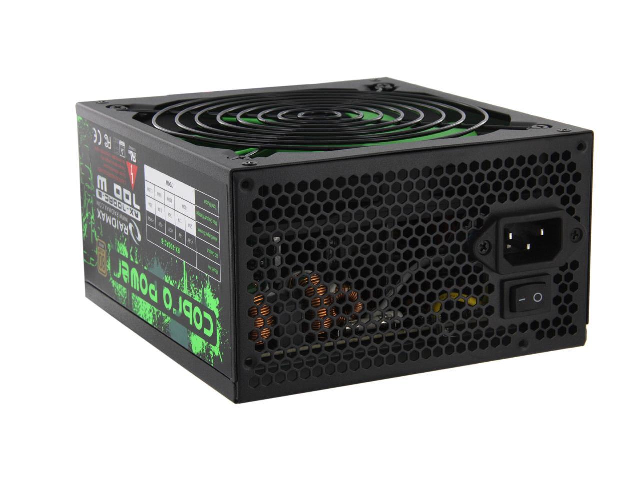 Raidmax Cobra Rx Ac B Continuous Watts Power Supply Newegg